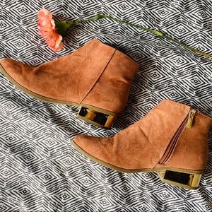Suede Brown Booties